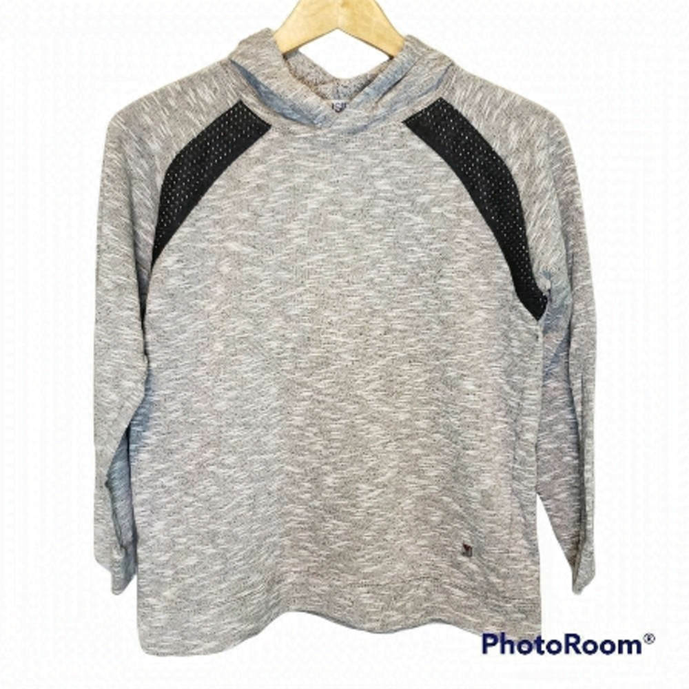 3 for $25 Burnside Men's Grey Black Hoodie Large